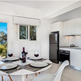 4 bedroom villa with pool and sea view in Perithia, Corfu, sleeps 9